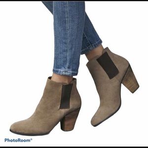 Sole Society Suede Leather Booties size 8